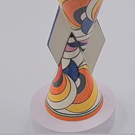 Clarice Cliff - Bizarre - "Swirls" - Yo-Yo Vase